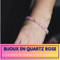 Bracelet quartz rose: la pierre de l’amour et de la guérison