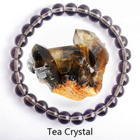 Bracelet Bohème Élastique en Pierre Naturelle Verte - 35 Tea Crystal / 6mm Beads 17cm(6.69inch) 25% de réduction 1