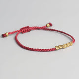 Bracelet Bouddhiste Chance ’Perles de Cuivre’ - 3