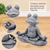 Figurine décorative de grenouille zen en résine - 45% réduction 4
