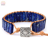 Bracelets Tibetains Gypsy et Ajustables Chanfar - Bleu marine - 40% de réduction 5