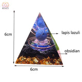 Pyramide Orgonite Blue Moon - 6CM - 40% de réduction 3