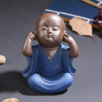 La Sagesse des 3 moines Bouddhistes - Lot de statuettes - 30% réduction 4
