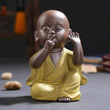 La Sagesse des 3 moines Bouddhistes - Lot de statuettes - 30% réduction 5