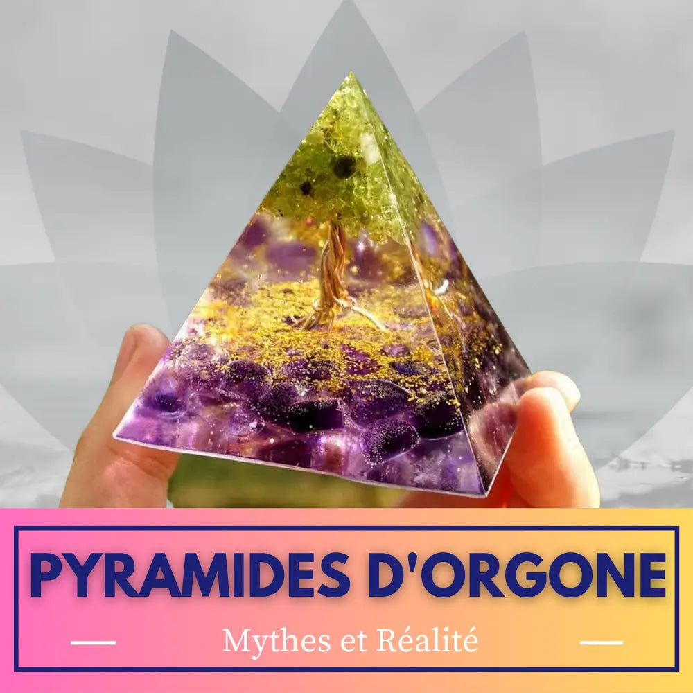 Orgonite Pyramide - 3 pouvoirs de protection - Plaisir du Yoga