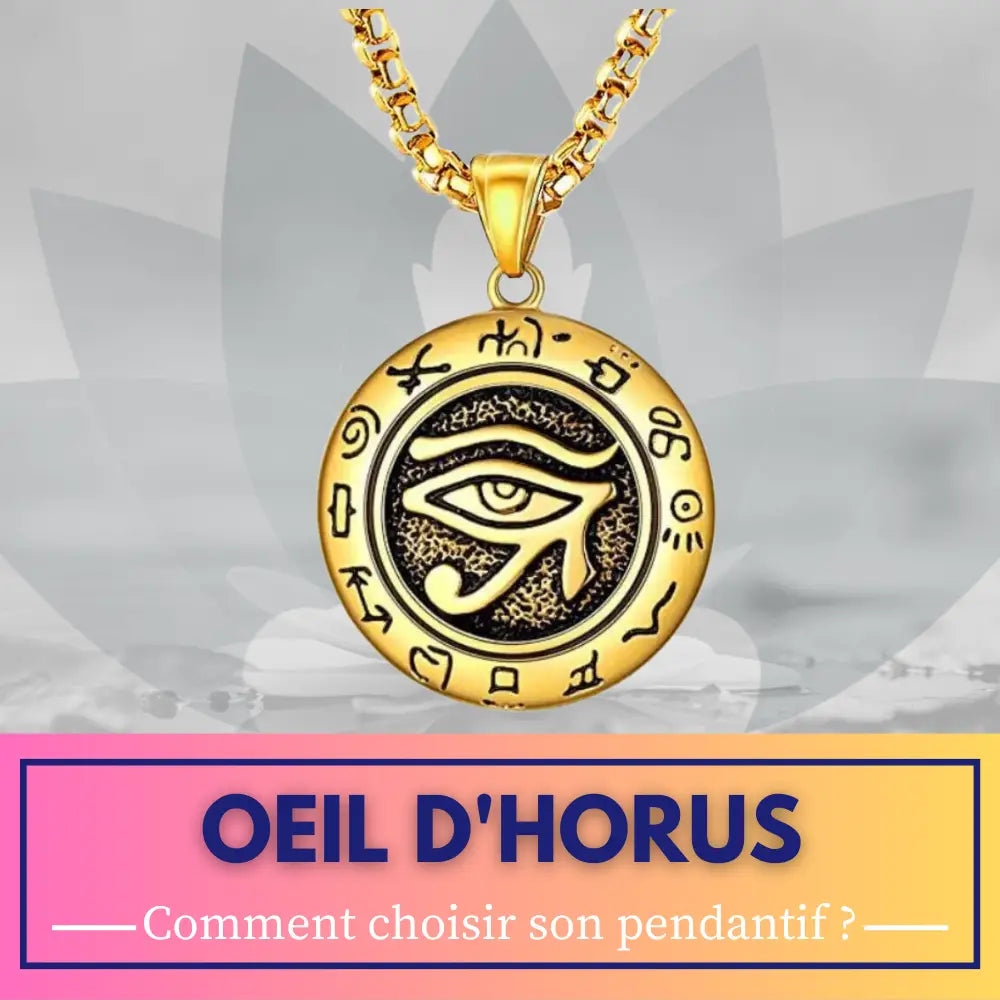 Colgante Ojo de Horus para mujer: el elegante amuleto de protección