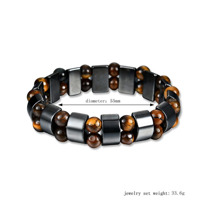 Bracelets charme en pierres naturelles pour hommes et femmes