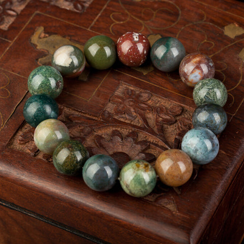 Natural Agate Bracelets for Men and Women - Energy Healing Jewelry