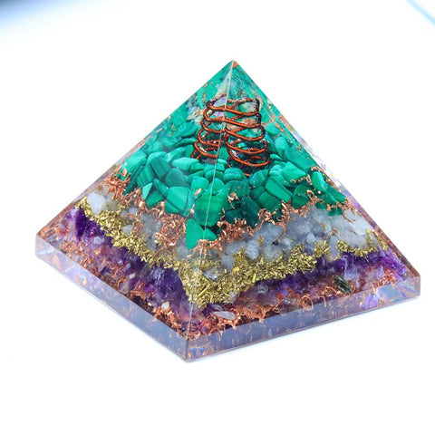 Pirámides de orgón y cristales curativos del multiverso