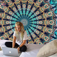 Tapisserie Mandala: décoration murale bohème et psychédélique - Modèle 1 / 95x70cm - Réduction de 45% 2