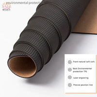 ’Tapis Yoga Cork Antidérapant Elastique 4mm Customisable’ - CLOUD - 20% de réduction 4