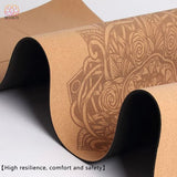 ’Tapis Yoga Cork Antidérapant Elastique 4mm Customisable’ - CLOUD - 20% de réduction 3