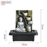 Fontaines à eau l’effigie de buddha - Modèle 2 - Prise 220V - Réduction 20%