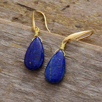 Boucles d’oreilles Goutte - Lapis Lazuli naturel 45% de réduction 4