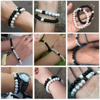 Bracelets BY YOGA en pierres naturelles - Lot de 2 - 4