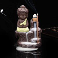 Encensoir Cascade Mon Petit Bouddha + 50 cônes d’encens - Jaune - Réduction de 45% 5