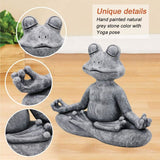 Figurine décorative de grenouille zen en résine - Réduction 30% 4