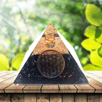 Grande Pyramide Orgonite Tourmaline Protection ONDES - Réduction de 30% 2