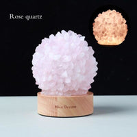 Lampe Energie Cristal Naturel - Rose quartz - 45% de réduction 10