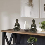 2 bougeoirs bouddha pour décoration de maison ou jardin zen. - Réduction 25% 3
