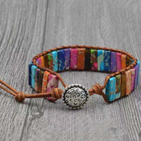 7 Chakras Bracelets artisanal Jaspe - C - 4
