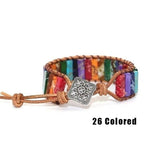 7 Chakras Bracelets artisanal Jaspe - A - 6