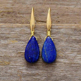 Boucles d’oreilles Goutte - Lapis Lazuli naturel 45% de réduction 2