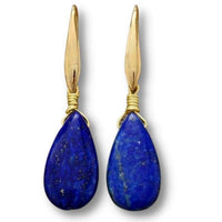 Boucles d’oreilles Goutte - Lapis Lazuli naturel - Réduction de 30% 1