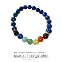 Bracelet Equilibre Hautes Vibrations en Lapis lazuli - Réduction de 30% 1