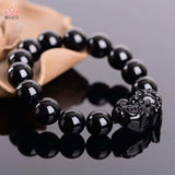 Bracelet Feng Shui d’Obsidienne Doré/Noir - 17 - 45% de réduction 6
