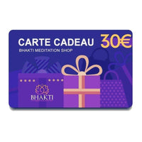 Cartes-Cadeaux BHAKTI Meditation Shop - €30,00 EUR - Réduction de 20% 2