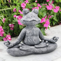 Figurine décorative de grenouille zen en résine - Réduction 30% 2