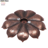 Fleur de Lotus Brûleur d’encens porte-bâton en métal effet bronze bouddhiste - Réduction 10% 5