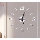 Horloge Murale 3D Déco Maison - C - Argent 40 cm - Réduction de 45% 7