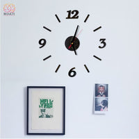 Horloge Murale 3D Déco Maison - C - Noir 40 cm - Réduction de 45% 34
