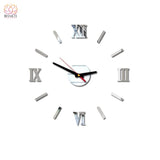 Horloge Murale 3D Déco Maison - H - Argent 50cm - Réduction de 45% 22