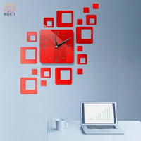 Horloge Murale 3D Déco Maison - M - Rouge 385mmx445mm - Réduction de 45% 43