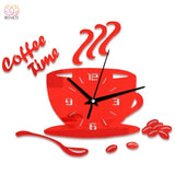 Horloge Murale 3D Déco Maison - G - Rouge 35x30cm - Réduction de 45% 47