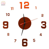 Horloge Murale 3D Déco Maison - D - Rouge 40 cm - Réduction de 45% 20