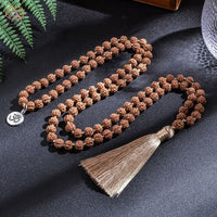 Mala en Rudraksha originale - Collier et bracelet pour méditation yoga bijoux bénis - 4