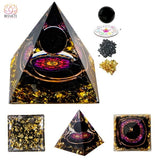 Pyramide d’énergie en cristaux naturels pour la méditation et guérison Reiki - Obsidienne - 40% de réduction 9