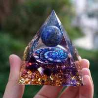 Orgonite pyramidale Lapis lazuli 5cm: Andromède - 40% de réduction 3