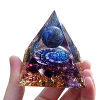 Orgonite pyramidale Lapis lazuli 5cm: Andromède - Réduction de 25% 2