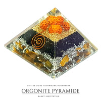 Orgonite Pyramide Tourmaline Rudraksha Protection - Réduction de 45% 1
