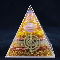 Pyramide d’Orgone en Cristal de d’améthyste pour Reiki -8cm - Réduction 30% 1
