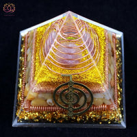 Pyramide d’Orgone en Cristal de d’améthyste pour Reiki -8cm - Réduction 30% 3