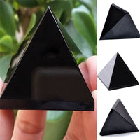 Pyramide noire d’obsidienne naturelle - Réduction de 10% 2
