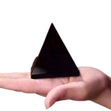 Pyramide noire d’obsidienne naturelle - Réduction de 10% 1