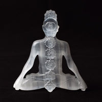Statue Cristalline en Selenite 7 Chakras pour Guérison et Feng Shui - Réduction de 45% 1