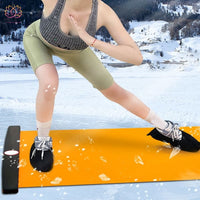 Tapis de yoga glissant pour patiner - 5